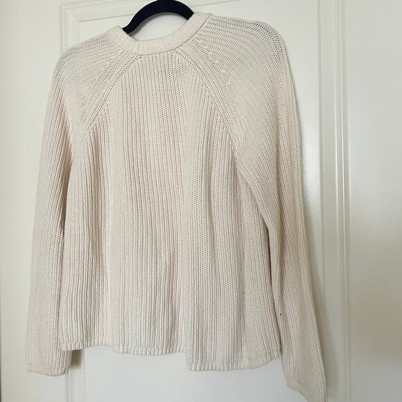 JENNI KAYNE Cotton Fisherman Sweater small - Picture 2 of 5